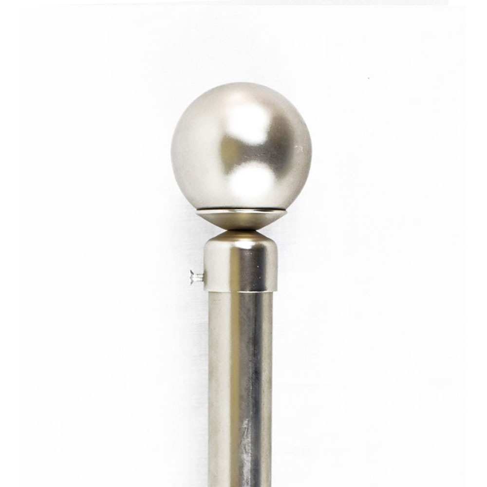 Silver-CurtainRod
